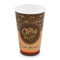 Papírpohár "Coffee to go" átmérő 90mm 510ml `XL: 0,4L/16oz` [50 db]