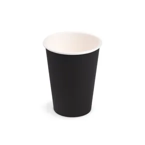 Papírpohár (FSC Mix) fekete átmérő 74mm 240ml [10 db]