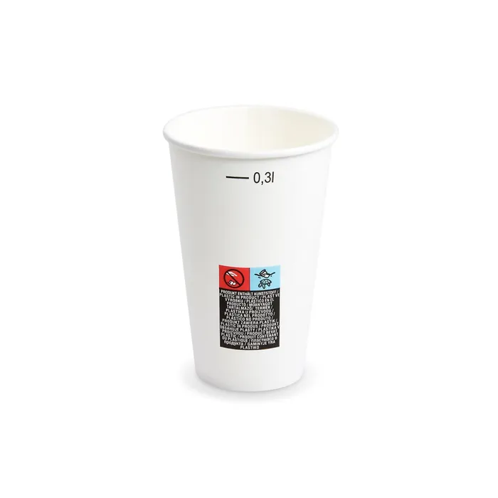 Termék főképe Papírový kelímek (FSC Mix) s cejchem bílý průměr 80mm 0,3L [50 ks]