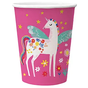 Papírpohár PAW Eco 250 ml Fairy Unicorn [8 db]