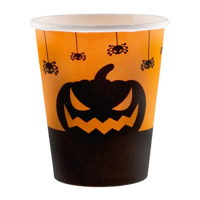 Termék főképe Papírový kelímek PAW Eco 250 ml Funny Halloween [8 ks]