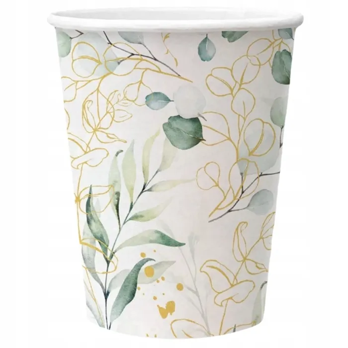 Termék főképe Papírový kelímek PAW Eco 250 ml Golden Eucalypus [8 ks]