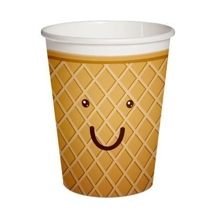 Termék főképe Papírový kelímek PAW Eco 250 ml Ice Cream [8 ks]