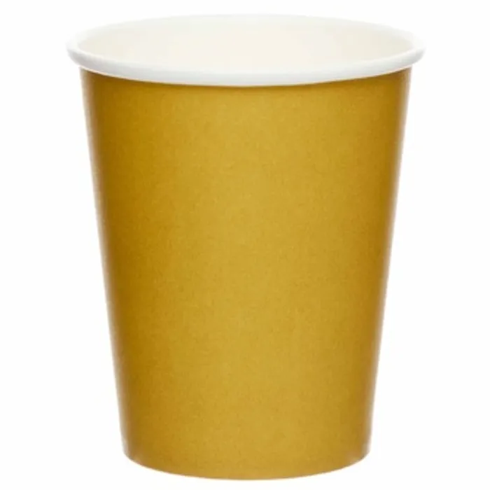 Termék főképe Papírový kelímek PAW Eco 250 ml Monocolor gold [8 ks]