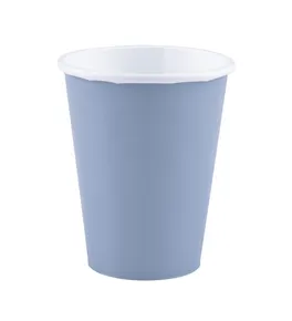 PAW Eco papírpohár 250 ml Monocolor világoskék [8 db]