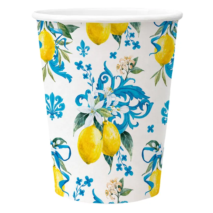 Termék főképe Papírový kelímek PAW Eco 250 ml Sicilian Floral Whimsy [8 ks]