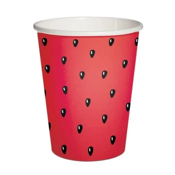 Termék főképe Papírový kelímek PAW Eco 250 ml Watermelon [8 ks]