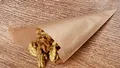 Háromszög papírzacskó kraft 23 x 23 cm `250g` [1000 db]
