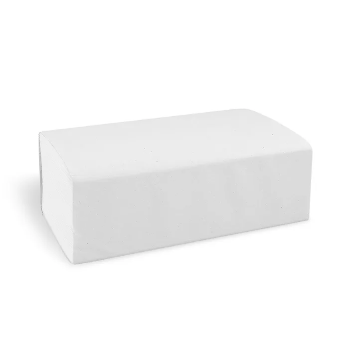 Termék főképe Papírový ručník skládaný ZZ 2-vrstvý bílý 23 x 23 cm [3200 ks]