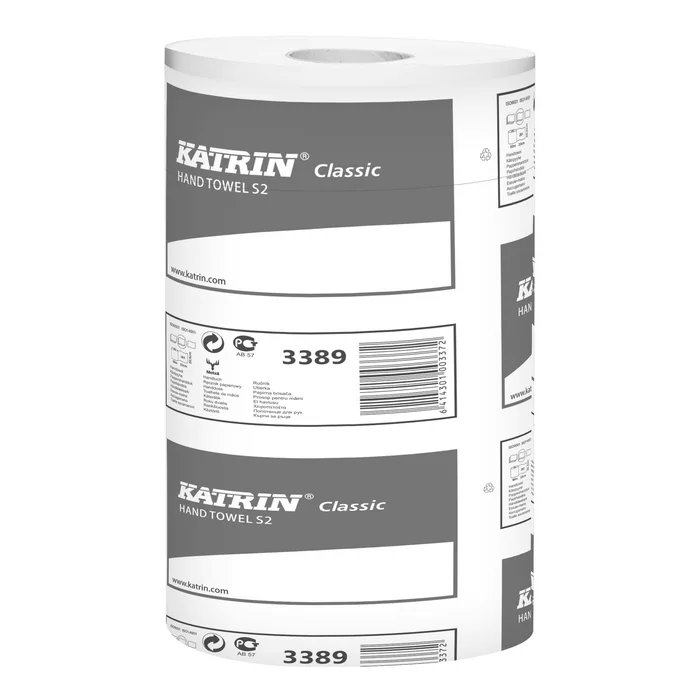 Termék főképe Papírový ručník v roli Katrin Classic S2 2-vrstvý 20cm x 60m (průměr 14 cm) [1 ks]