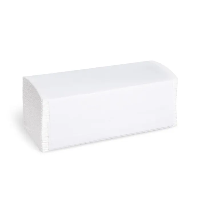 Termék főképe Papírový ručník ZZ skládaný V 2vrstvý bílý 24 x 21 cm [3000 ks]