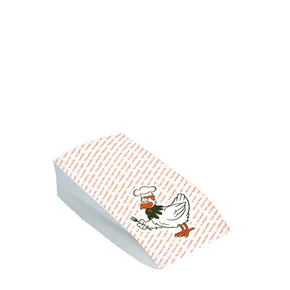Zacskó (PAP/PE) 2-rétegű zsírálló 10,5+5,5 x 24 cm `1/2` grillcsirkéhez [100 db]