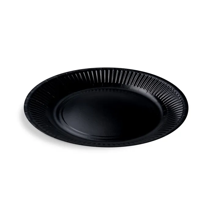 Termék főképe Papírový talíř (FSC Mix) černý průměr 23cm [10 ks]