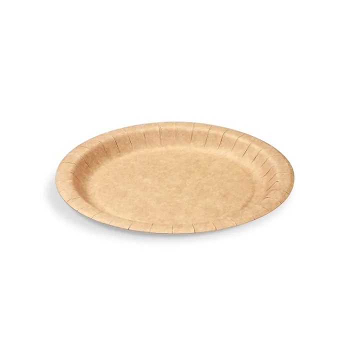 Termék főképe Papírový talíř (FSC Mix) kraft Ø18cm [100 ks]