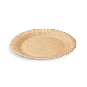 Papírtányér (FSC Mix) kraft Ø23cm [100 db]