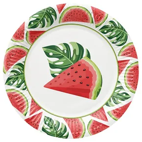 Papírtányér (FSC Mix) Tasty Watermelons O23cm [8 db]