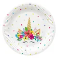 Papírtányér (FSC Mix) Unicorn Party O23cm [8 db]