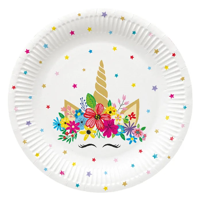 Termék főképe Papírový talíř (FSC Mix) Unicorn Party O23cm [8 ks]