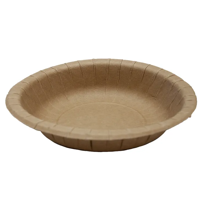Termék főképe Papírový talíř hluboký na polévku / salát KRAFT průměr 20 cm [50 ks]