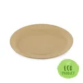 Papírtányér zsírálló kraft átmérő 23cm [100 db]