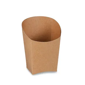 Zsírálló wrap doboz (PAP FSC Mix) kraft 3,9 x 7,5 x 10 cm [50 db]