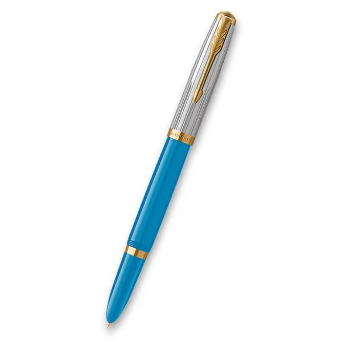 Termék főképe Parker 51 Premium Turquoise GT plnicí pero hrot F
