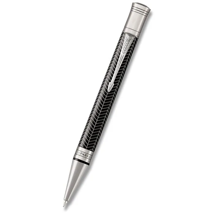 Termék főképe Parker Duofold Prestige Black Chevron kuličková tužka
