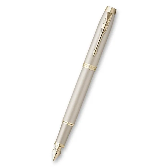 Termék főképe Parker IM Monochrome Champagne DUO box sada plnicí pero a kuličkové pero