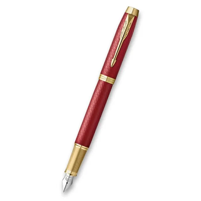 Termék főképe Parker IM Premium Red GT plnicí pero, hrot F, dárková kazeta s pouzdrem