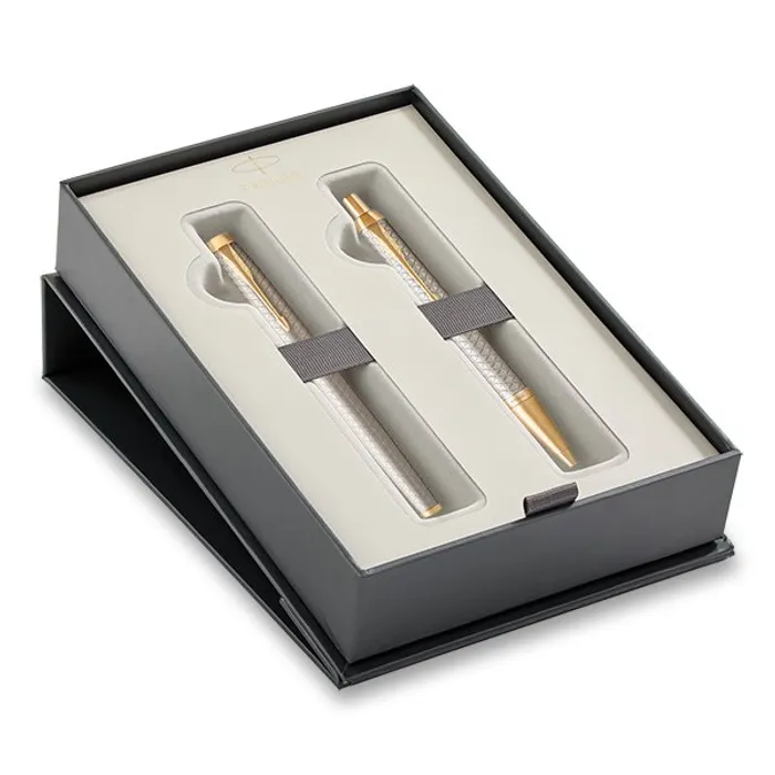 Termék főképe Parker IM Premium Warm Grey GT sada plnicí pero a kuličková tužka