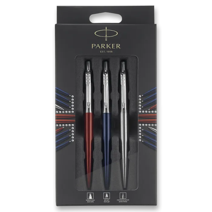 Termék főképe Parker Jotter Kensington Red CT, Royal Blue CT a Stainless Steel CT kuličková a mechanická
