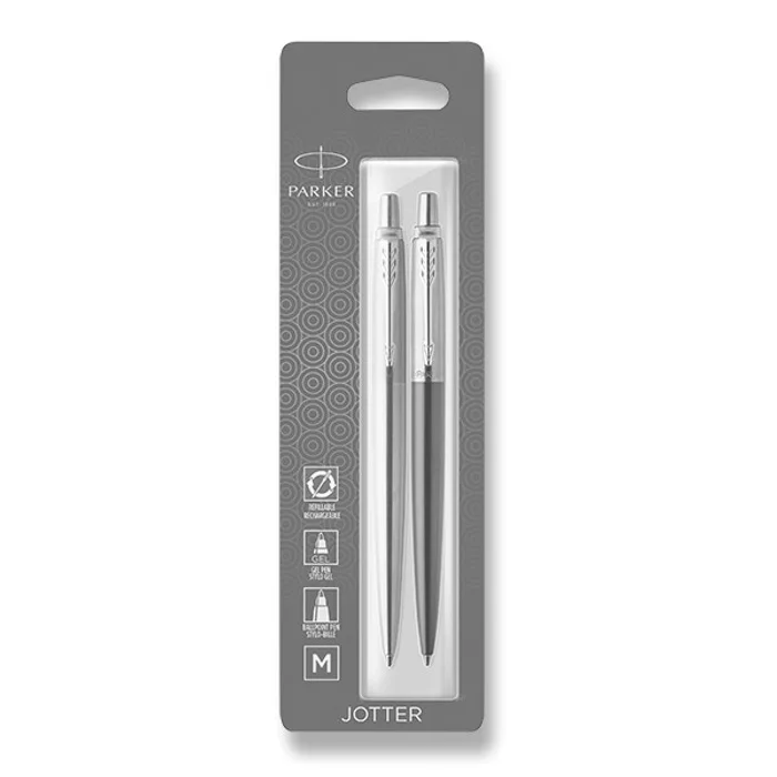 Termék főképe Parker Jotter Stainless Steel CT a Kensington Red CT kuličková tužka, blistr
