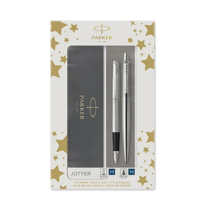 Termék főképe Parker Jotter Stainless Steel CT sada kuličková tužka a plnicí pero