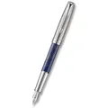 Parker Sonnet Atlas Blue Silver CT tip M