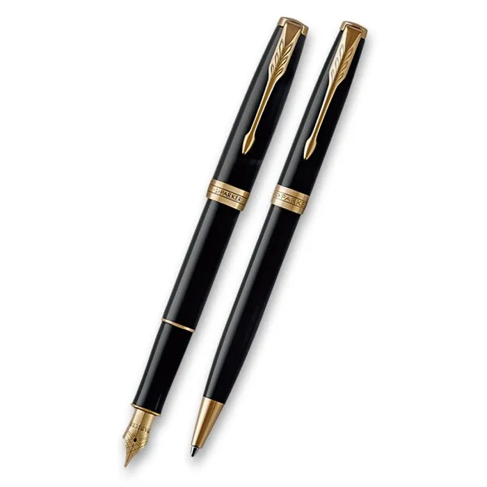Termék főképe Parker Sonnet Black GT sada plnicí pero a kuličková tužka
