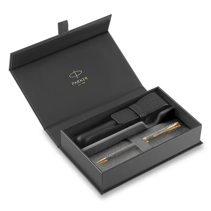 Termék főképe Parker Sonnet Deluxe Silver Chiselled GT kuličkové pero, dárková kazeta s kožeým pouzdrem