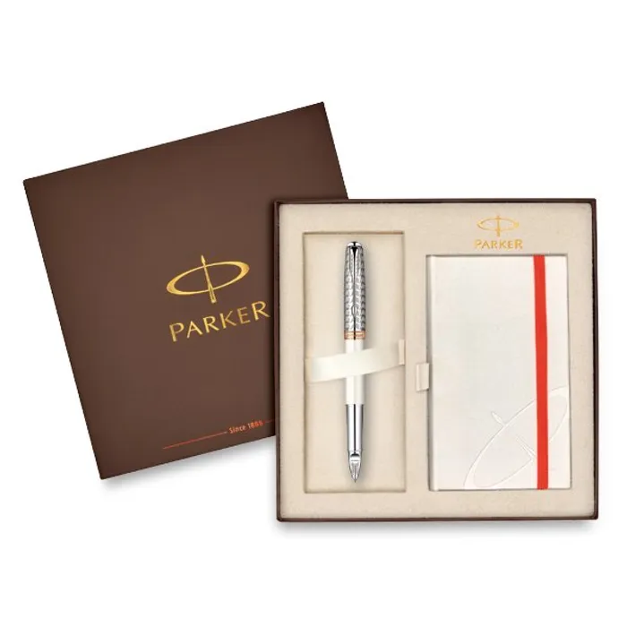 Termék főképe Parker Sonnet Metal & Pearl sada 5TH a zápisník