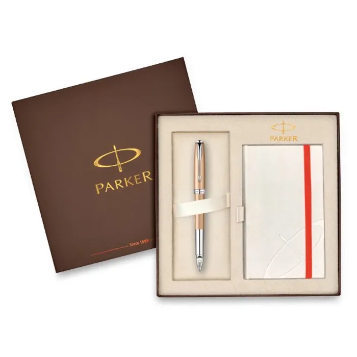 Termék főképe Parker Sonnet Pink Gold sada 5TH a zápisník