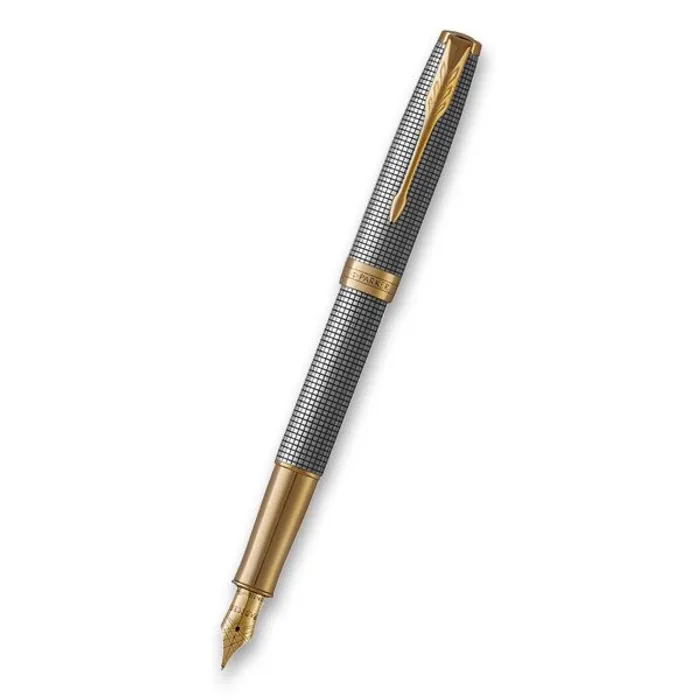 Termék főképe Parker Sonnet Silver Chiselled GT hrot F