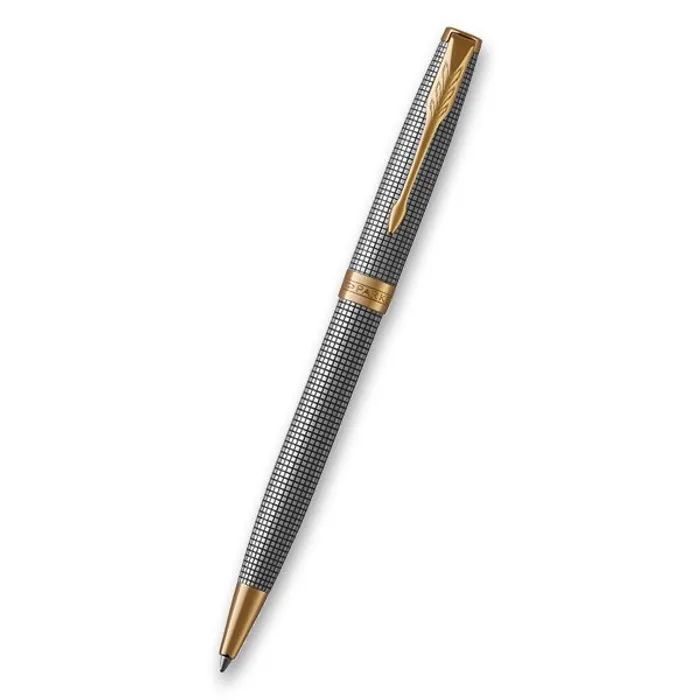 Termék főképe Parker Sonnet Silver Chiselled GT kuličková tužka