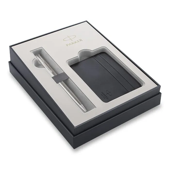 Termék főképe Parker Sonnet Stainless Steel CT kuličková tužka, dárková kazeta s pouzdrem na karty