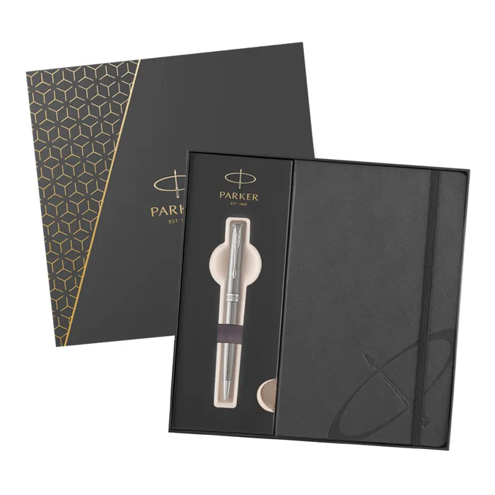 Termék főképe Parker Sonnet Stainless Steel CT kuličkové pero, dárková kazeta se zápisníkem