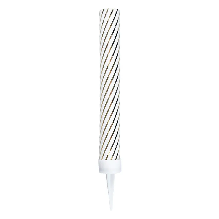 Termék főképe Párty fontána 12 cm – zlaté proužky [1 ks]