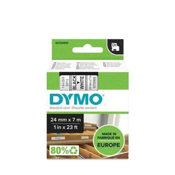 Termék főképe Páska, 24 mm x 7 m, DYMO "D1", černá-bílá