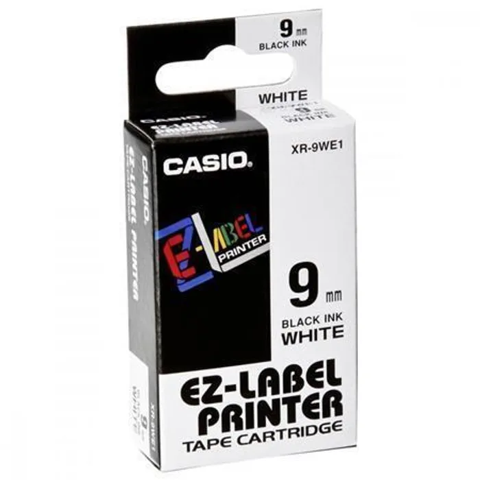 Termék főképe Páska, 9 mm x 8 m, CASIO, bílá-černá