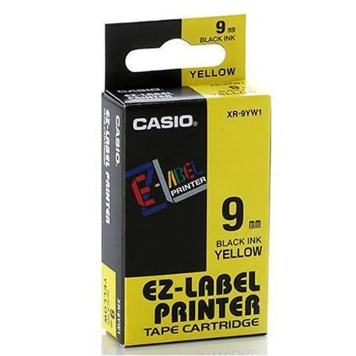 Termék főképe Páska, 9 mm x 8 m, CASIO, žlutá-černá