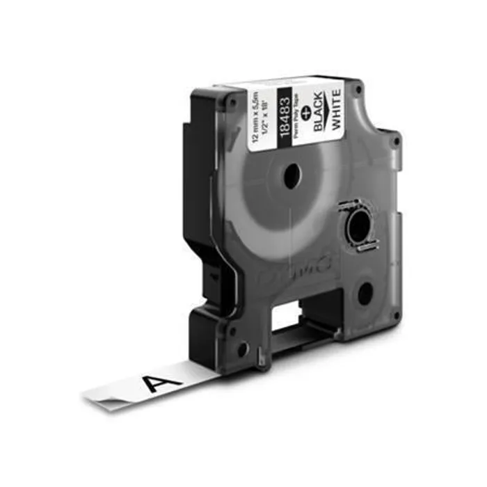 Termék főképe Páska, polyester, 9 mm x 7 m, DYMO "ID1", bílá-černá