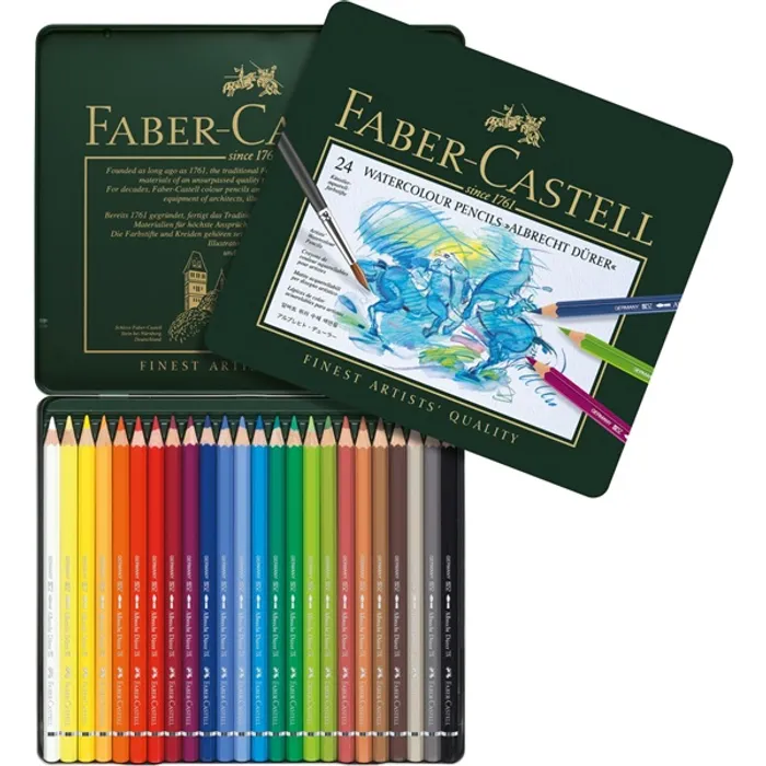 Termék főképe Pastelka Albrecht Dürer plech.krabička 24 ks Faber Castell 117524