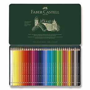 Akvarell zsírkréta Faber-Castell 117536 Albrecht Dürer bádogdoboz, 36 szín