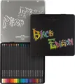 Faber-Castell 116425 Black Edition zsírkréta, bádogdoboz 24 db